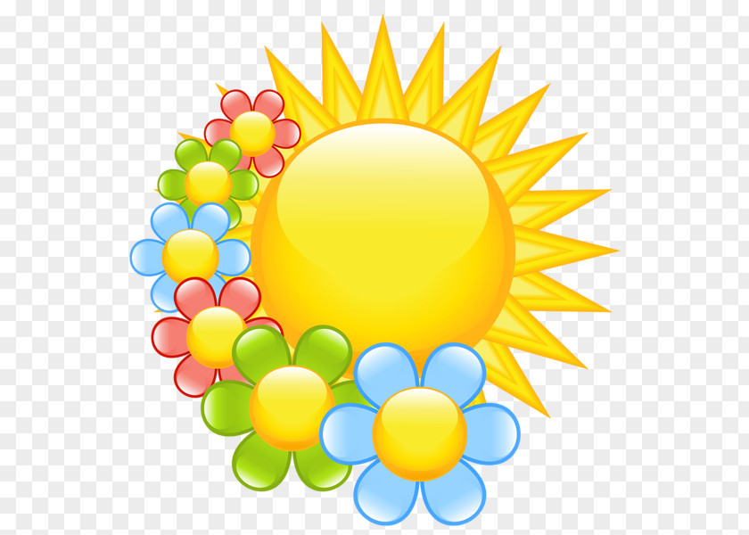 Spring Sunshine Cliparts Clip Art PNG