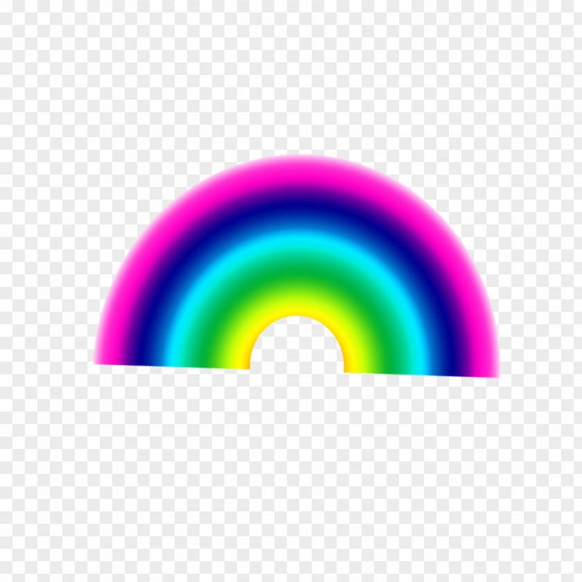 Rainbow Text Graphic Design Circle Font PNG