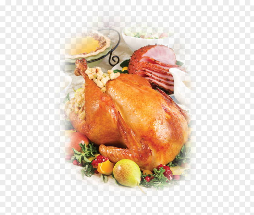 Thanksgiving Dinner Turkey Food Holiday PNG