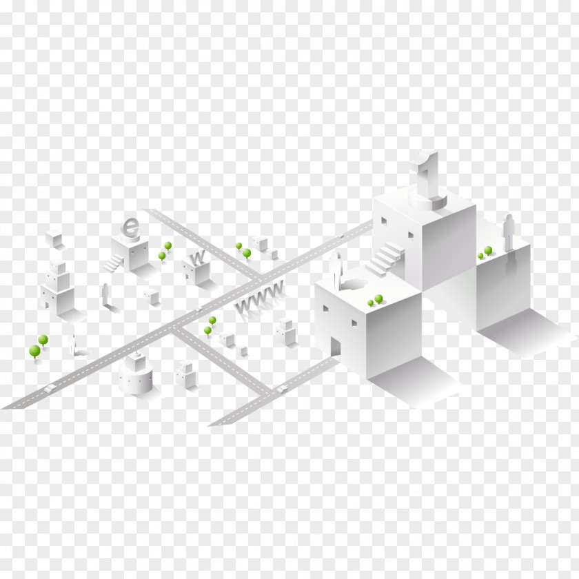 White Building Model Diagram Architecture Architectural PNG