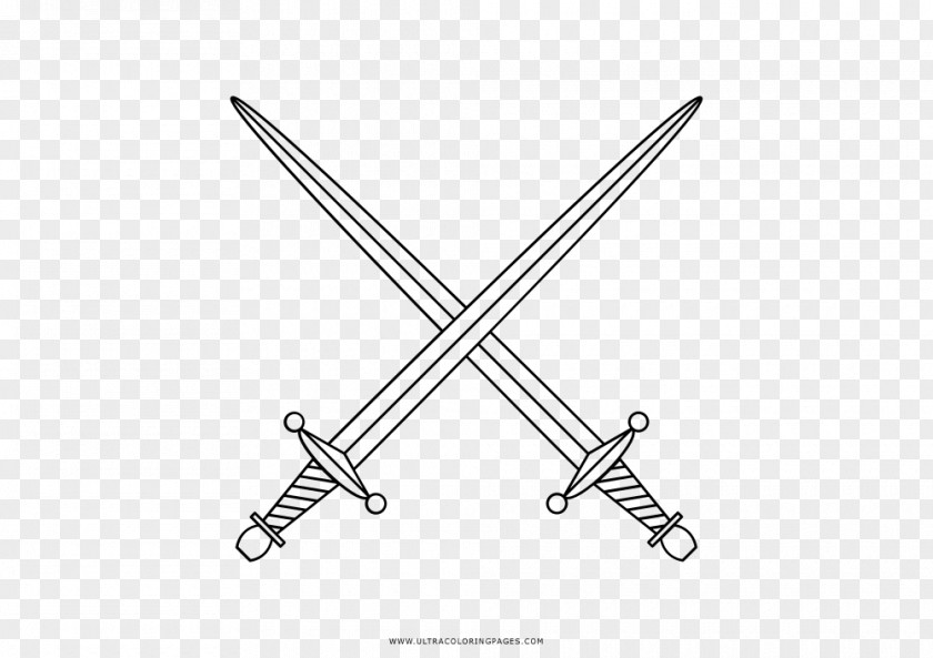 Sword Coloring Book Drawing Knight PNG