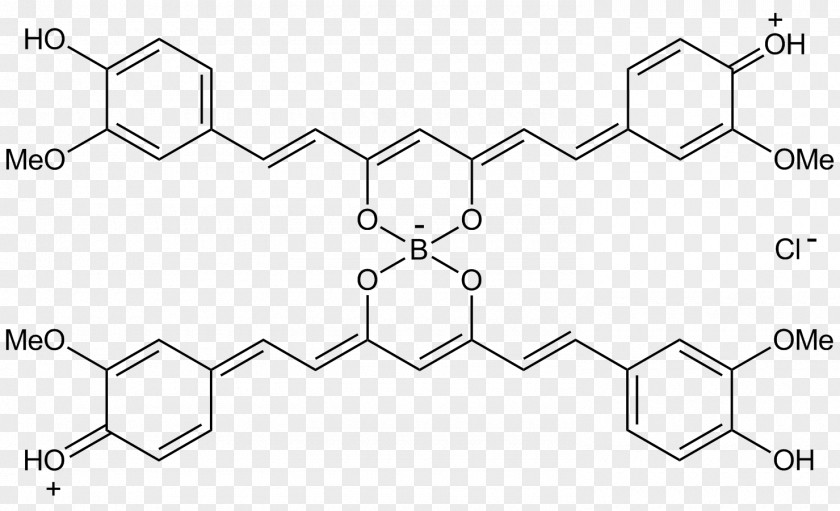 Boric Acid Rosocyanine Curcumin Borate PNG