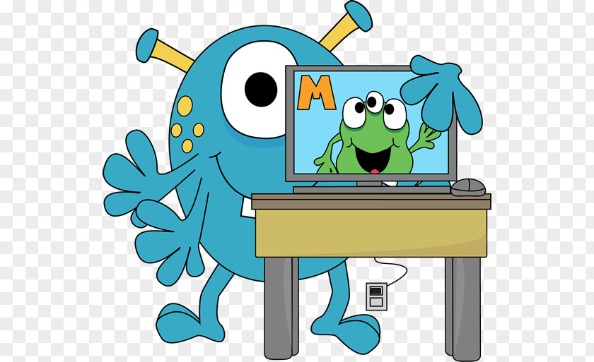 Computer Homework Cliparts Lab Theme Clip Art PNG