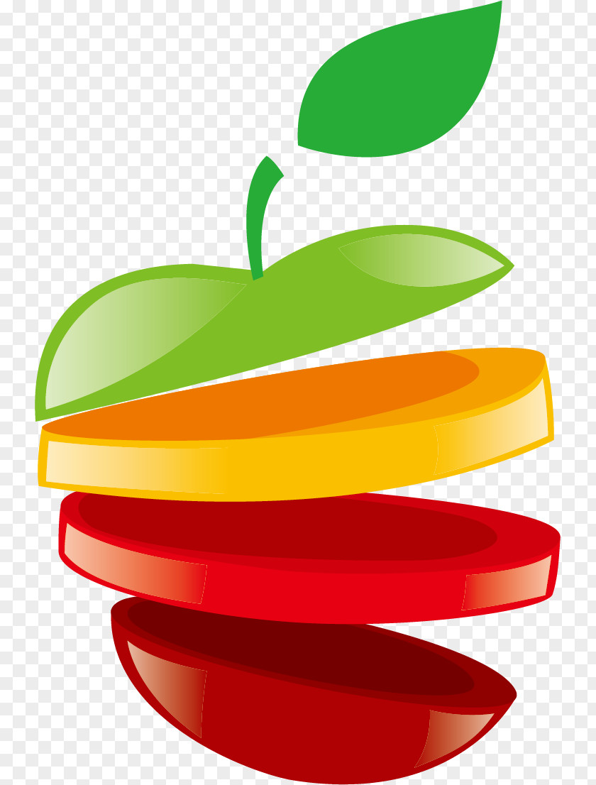 Creative Apple Logo Healthy Diet PNG