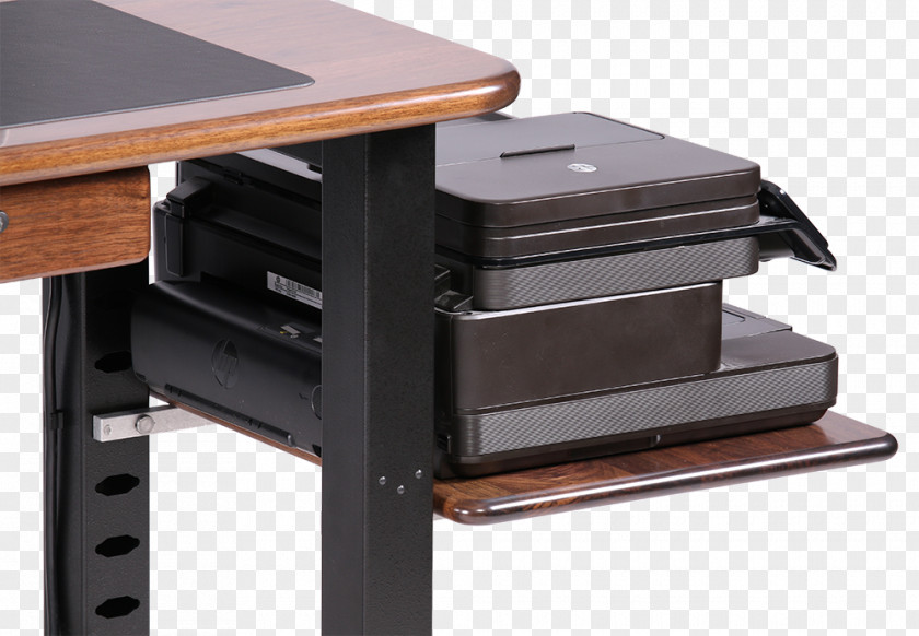 Desk Accessories Table Computer Printer Office PNG