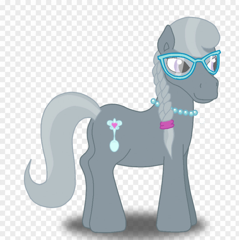 Glasses Horse Character PNG