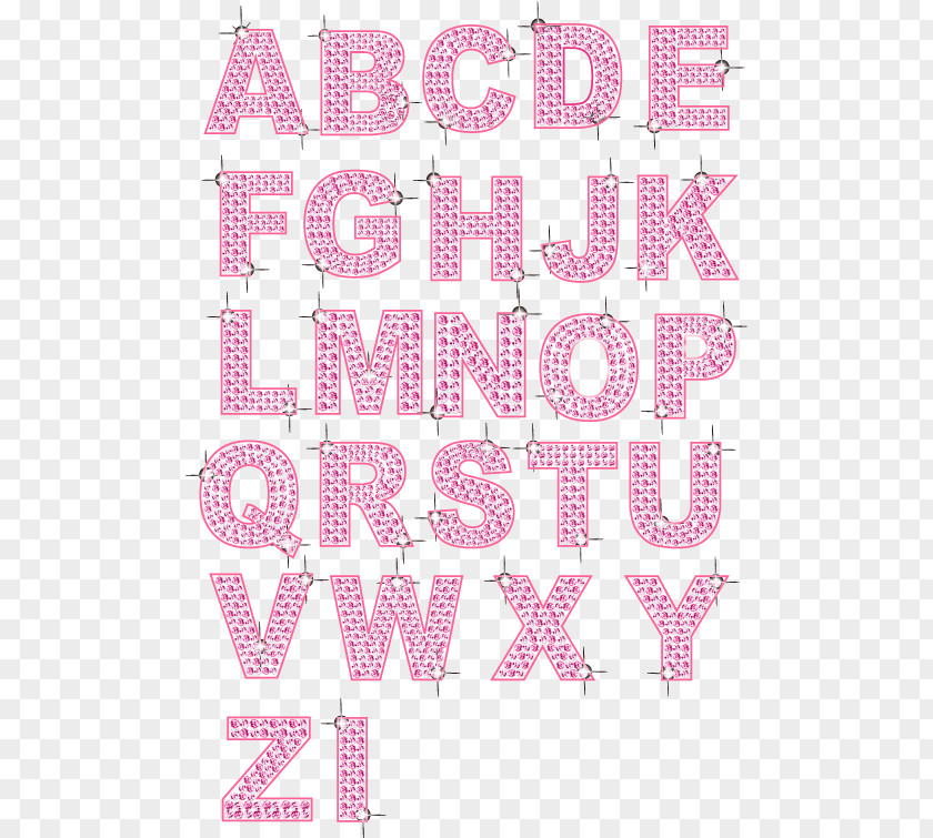 Pink Diamond Alphabet Vector T-shirt Love Child Wallpaper PNG