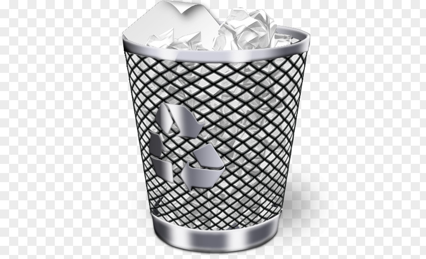 Trash Can Icon Recycling Bin Waste Container PNG