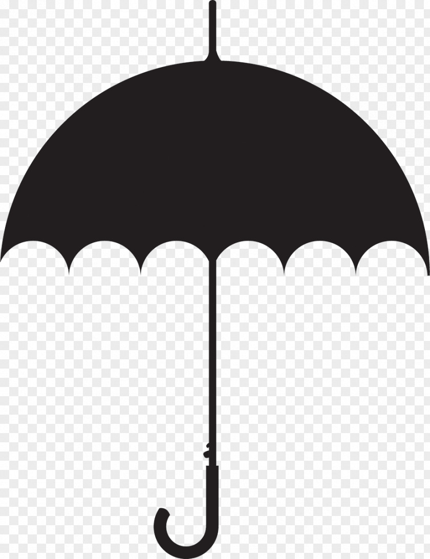 Black Umbrella Symbol Clip Art PNG