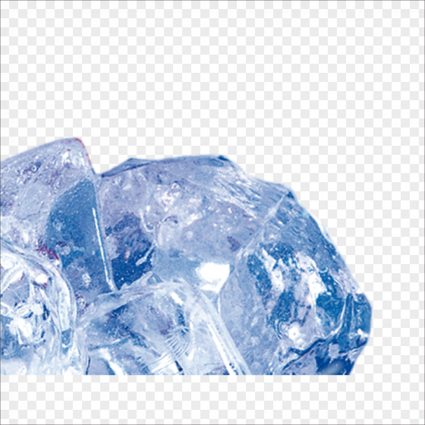 Ice Cube Blue PNG