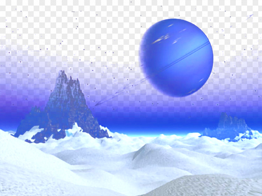 Planet Surface Sky Triton Neptune PNG