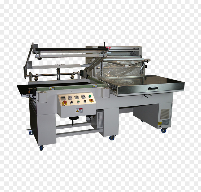 Seal Machine Shrink Wrap Tunnel Packaging And Labeling Industry PNG