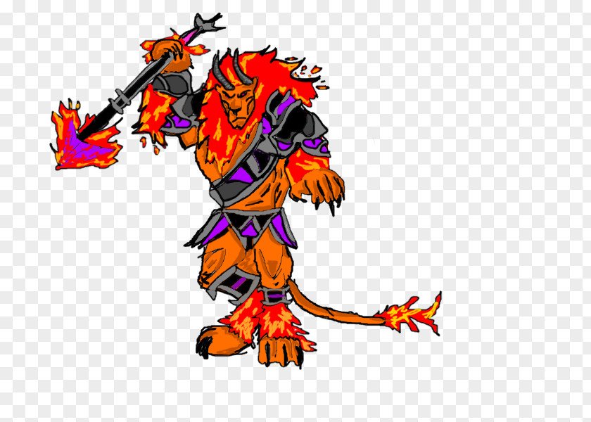 Smite Anhur Drawing Concept PNG