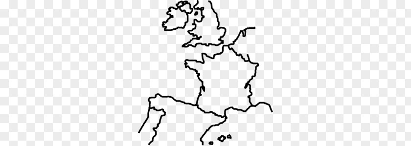 Europe Cliparts Western Blank Map Clip Art PNG