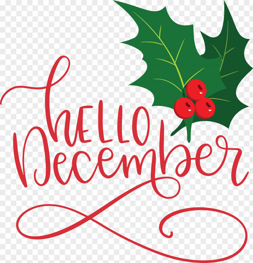 Hello December Winter PNG