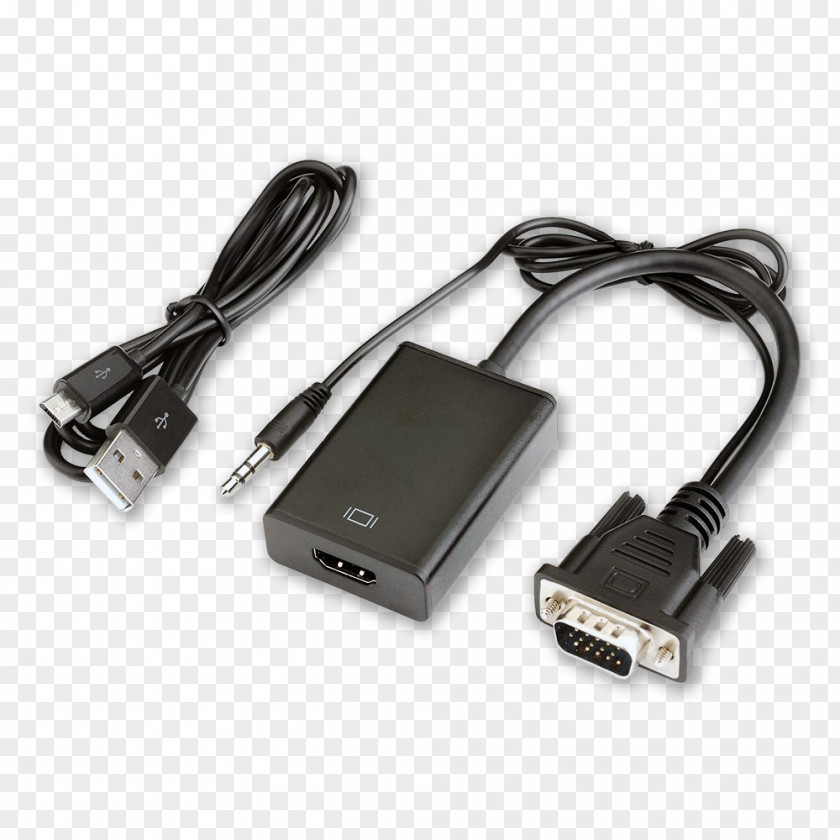 Laptop VGA Connector HDMI Adapter 1080p PNG