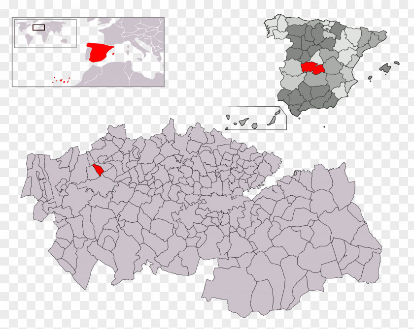 Map El Toboso Romeral Ocaña Villaminaya Illescas PNG