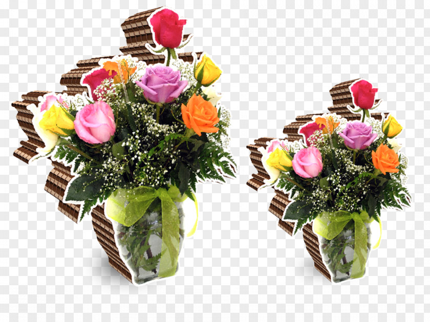 Rose Flowerpot Bee Flower Bouquet PNG