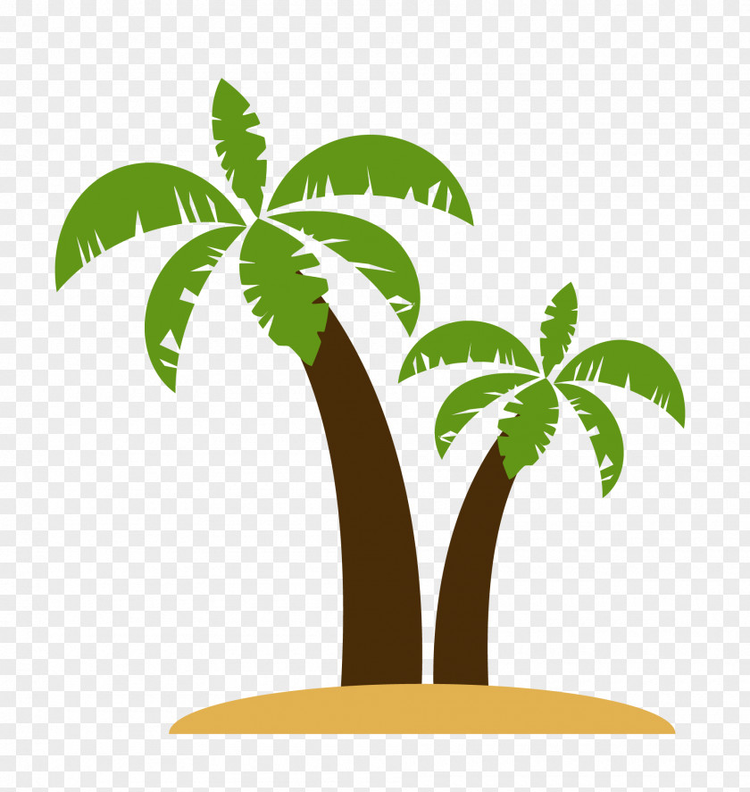 Vector Island Coconut Tree Material Intelligence Arecaceae Psychologist Gedachte Person PNG