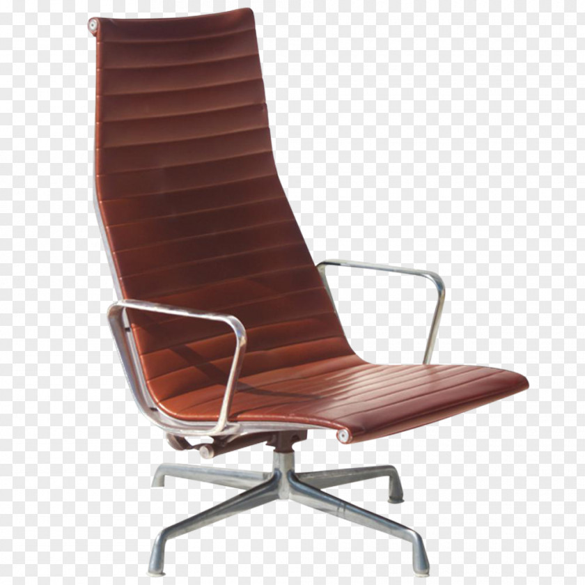Chair Eames Lounge Wood Charles And Ray Aluminum Group PNG