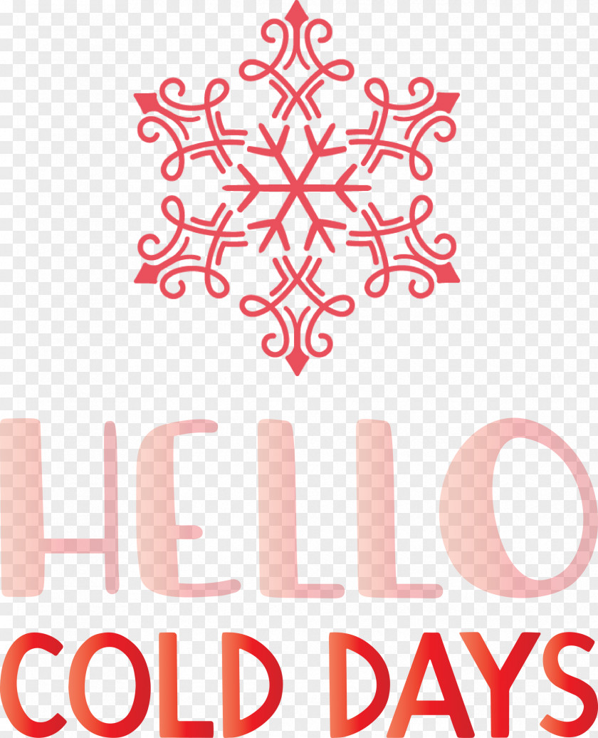 Hello Cold Days Winter Snow PNG