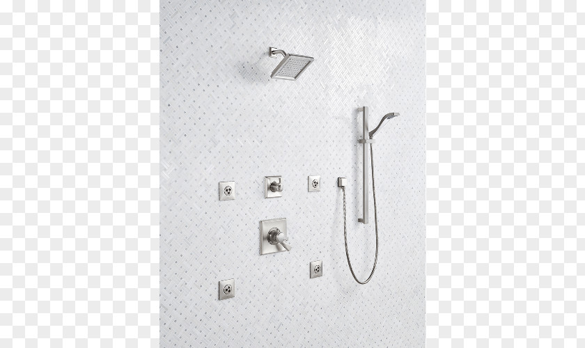 Marble Tile Pattern Shower Tap Bathroom Sink PNG