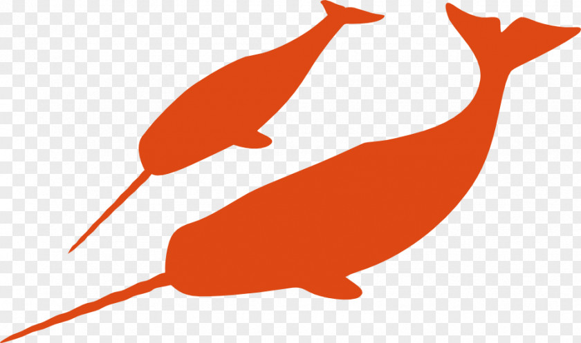 Narwhal Silhouette Whale Clip Art PNG