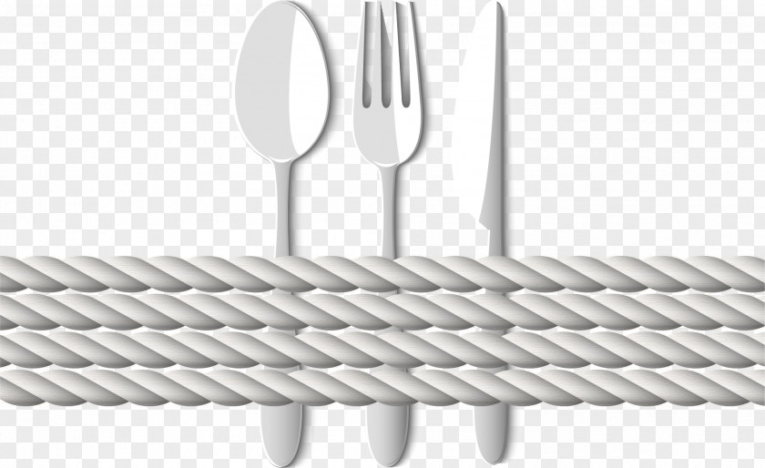 Vector Hand-drawn Knife And Fork Drawing PNG