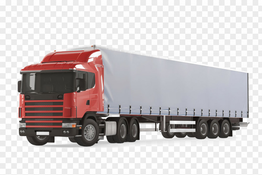 Big Red Truck Cargo Light GPS Navigation Device PNG