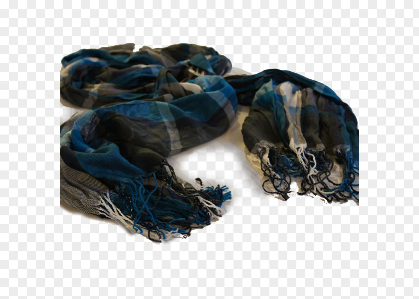 Bleu Ribbon Cobalt Blue Scarf PNG