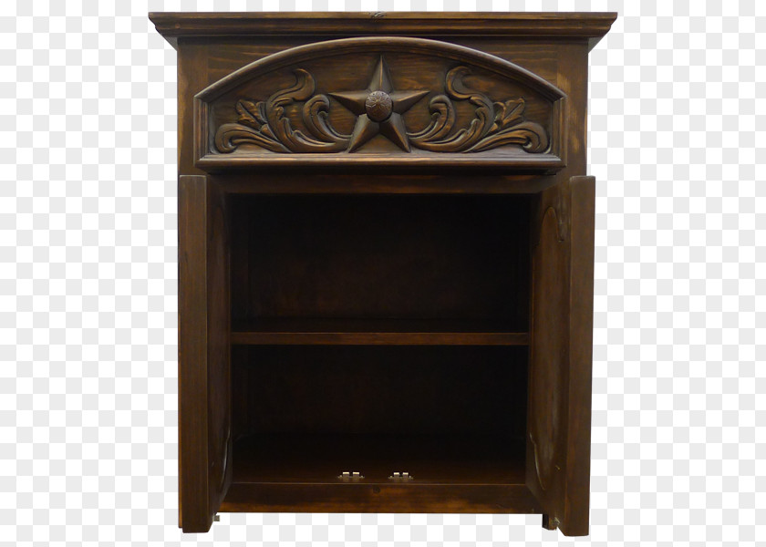 Cabinet Bedside Tables Shelf Chiffonier Drawer Wood Stain PNG