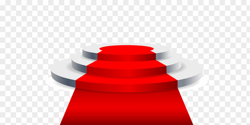 Circular Stage Red Carpet PNG