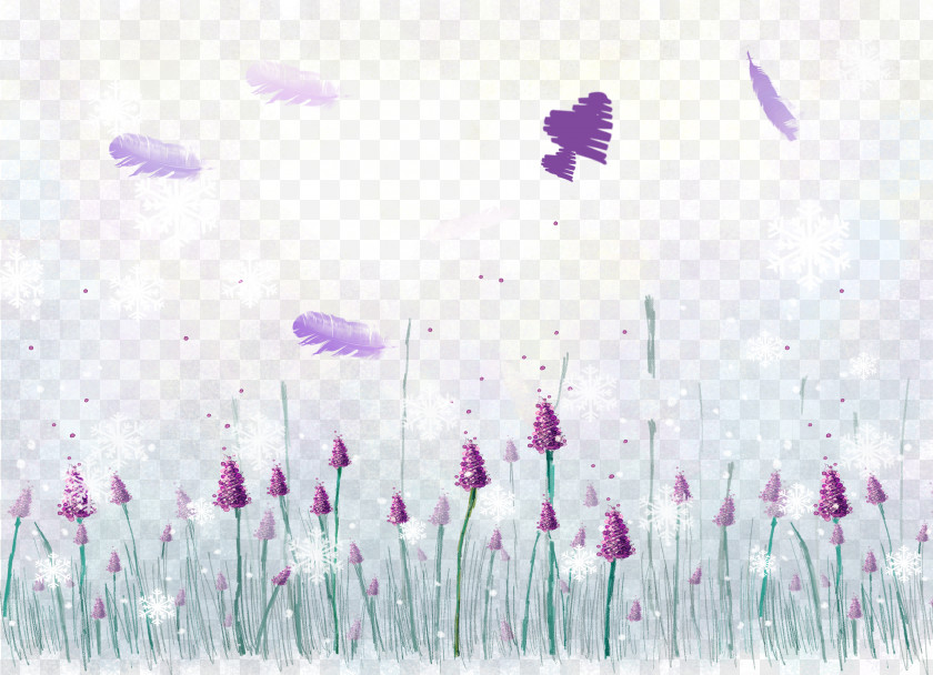 Dream Lavender Background PNG