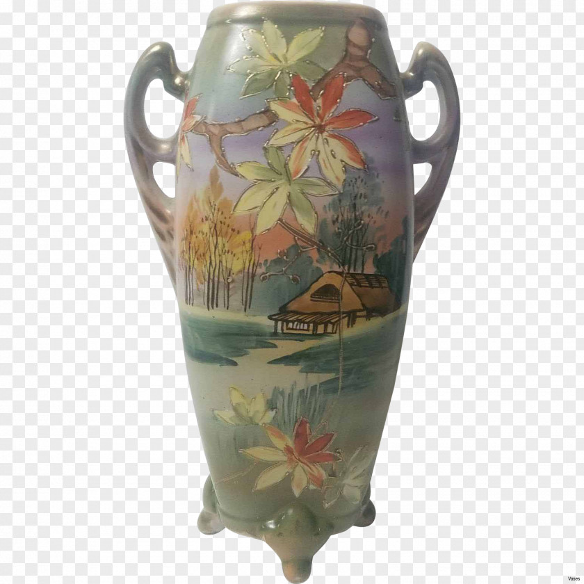 Japanese Vase Ceramic Pottery Pitcher Urn PNG