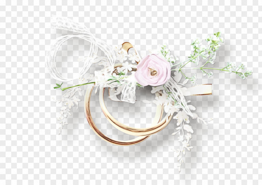 Metal Silver Floral Wedding Invitation Background PNG