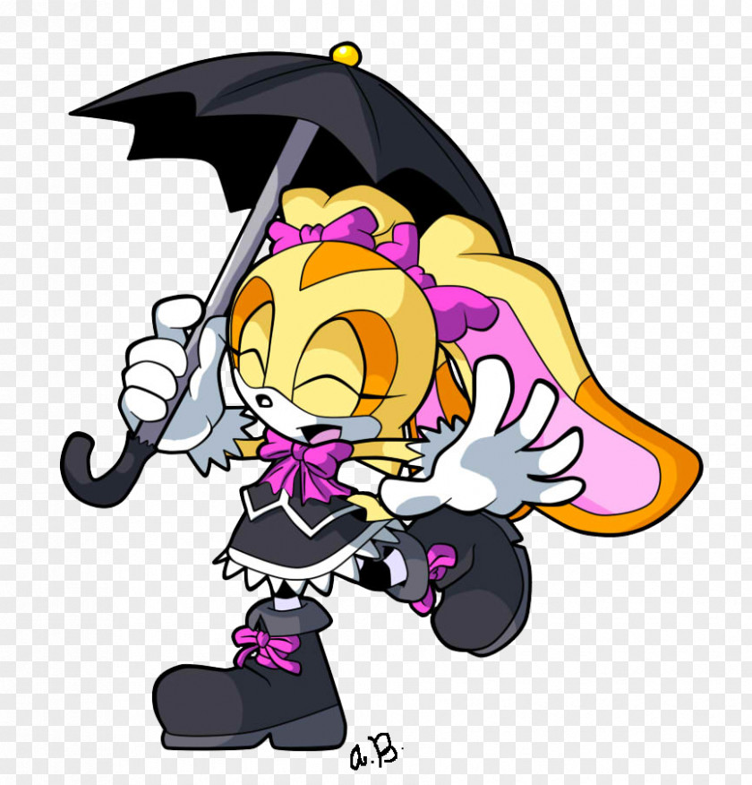 Rabbit Cream The Tails Sonic Hedgehog Blingee PNG