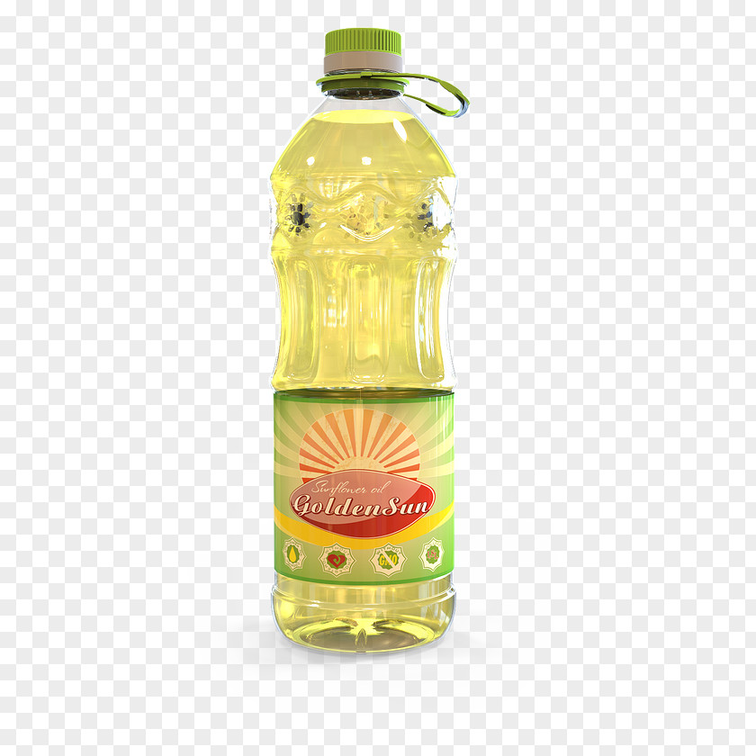 Sunflower Oil Cooking Oils Vegetable Bottle PNG