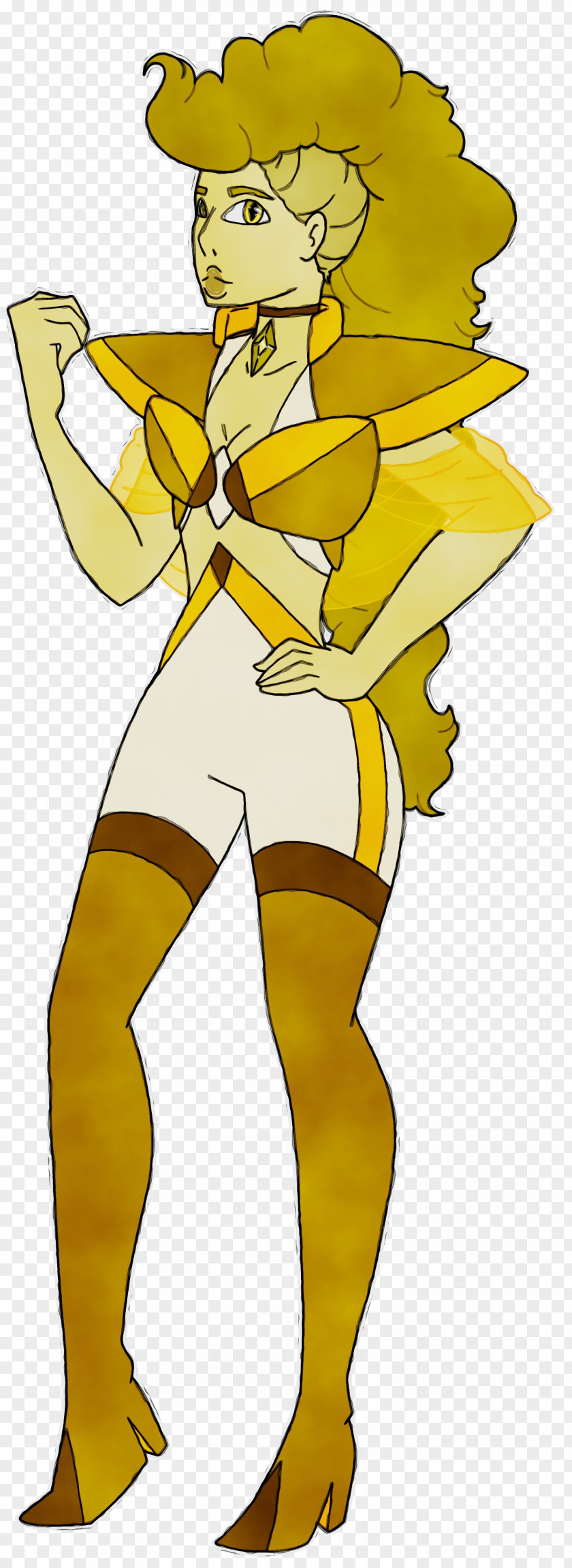 Costume Fictional Character Yellow Cartoon Clip Art Leg PNG