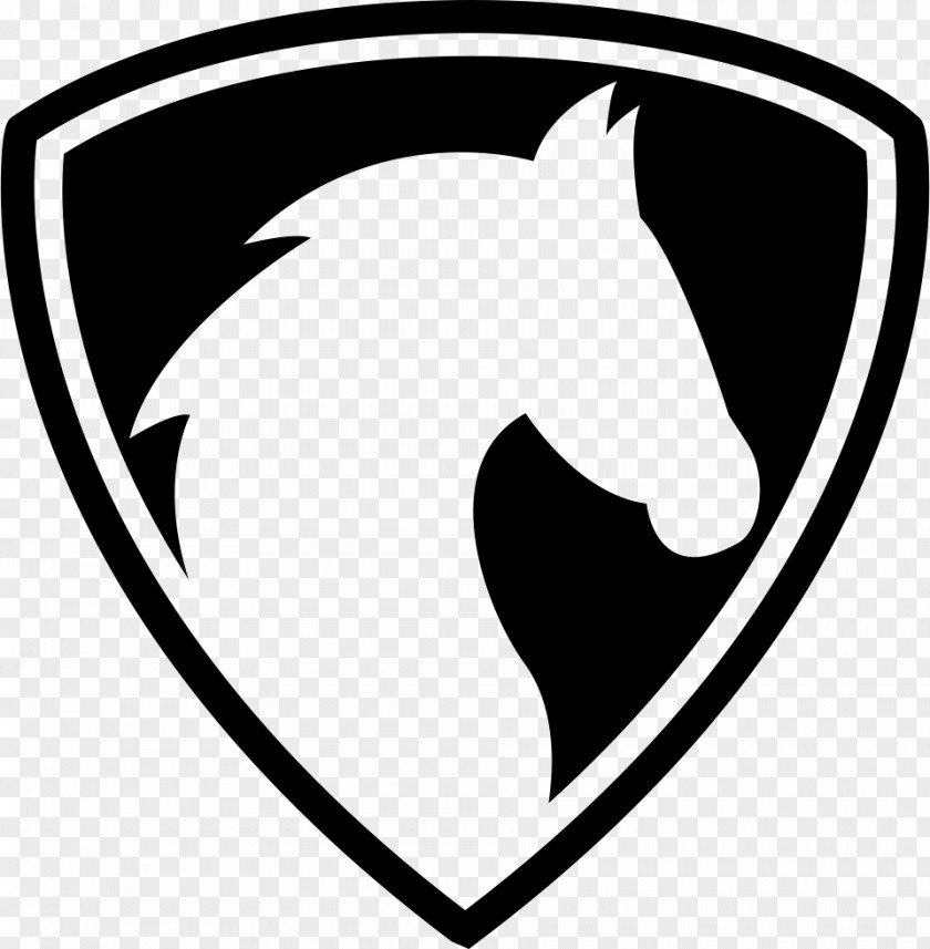 Horse Vector Graphics Rearing Shield Logo PNG