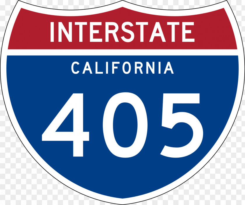 Interstate 405 California State Route 1 95 US Highway System Road PNG