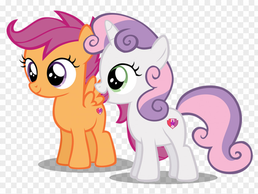 Belle Sweetie Scootaloo Apple Bloom Pony Horse PNG