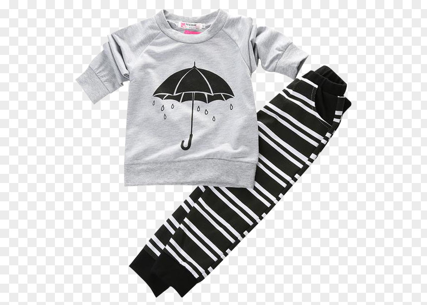 Boy With Umbrella Sleeve T-shirt Baby & Toddler One-Pieces Bluza California PNG