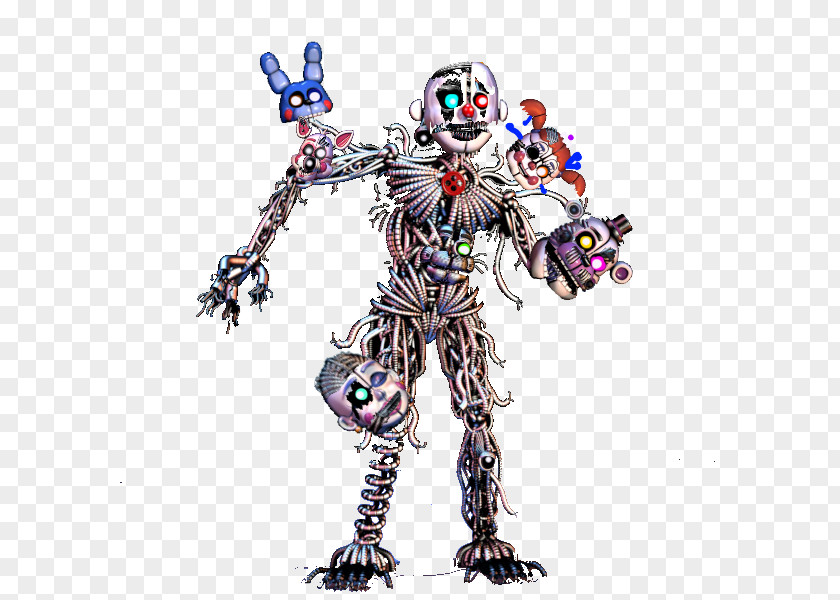 Five Nights At Freddy's: Sister Location Animatronics Endoskeleton Drawing PNG