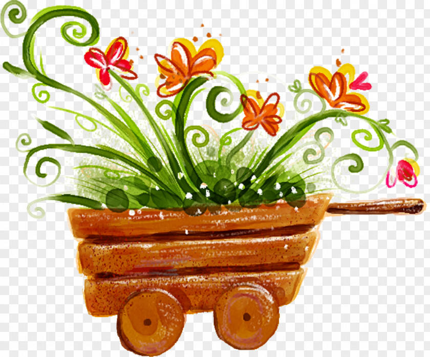 Flowerpot Plant Flower PNG
