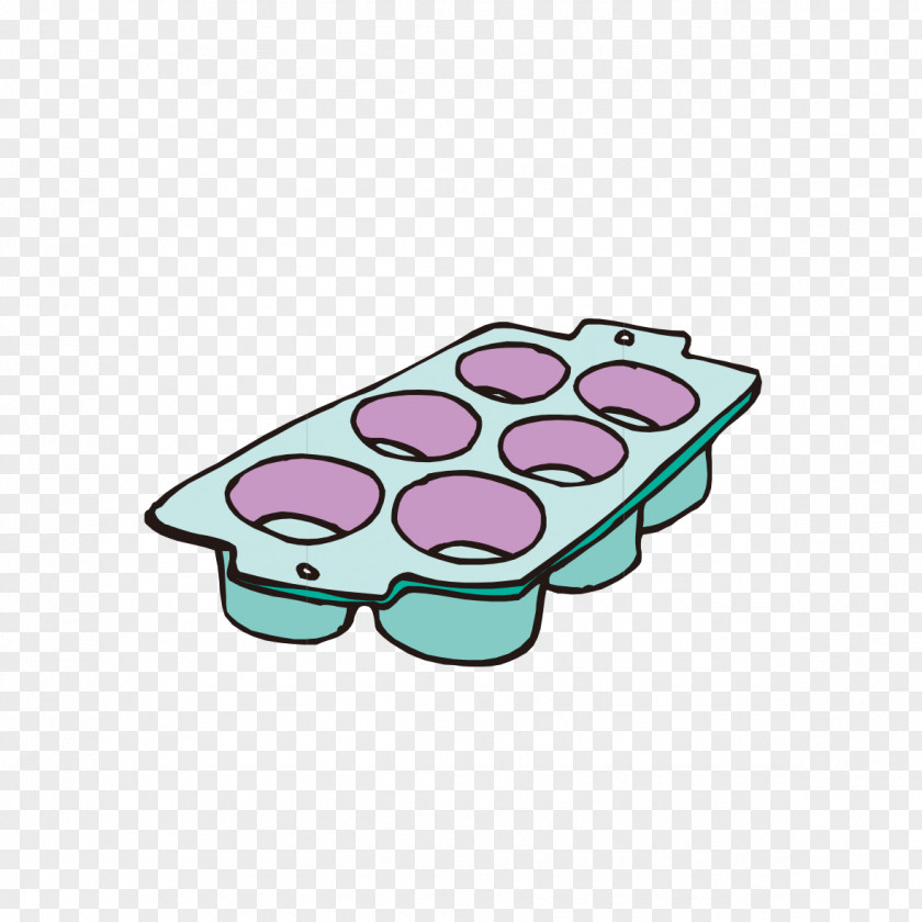 Hand-painted Eggs Put Graphics Muffin Tin Cupcake Icing Clip Art PNG
