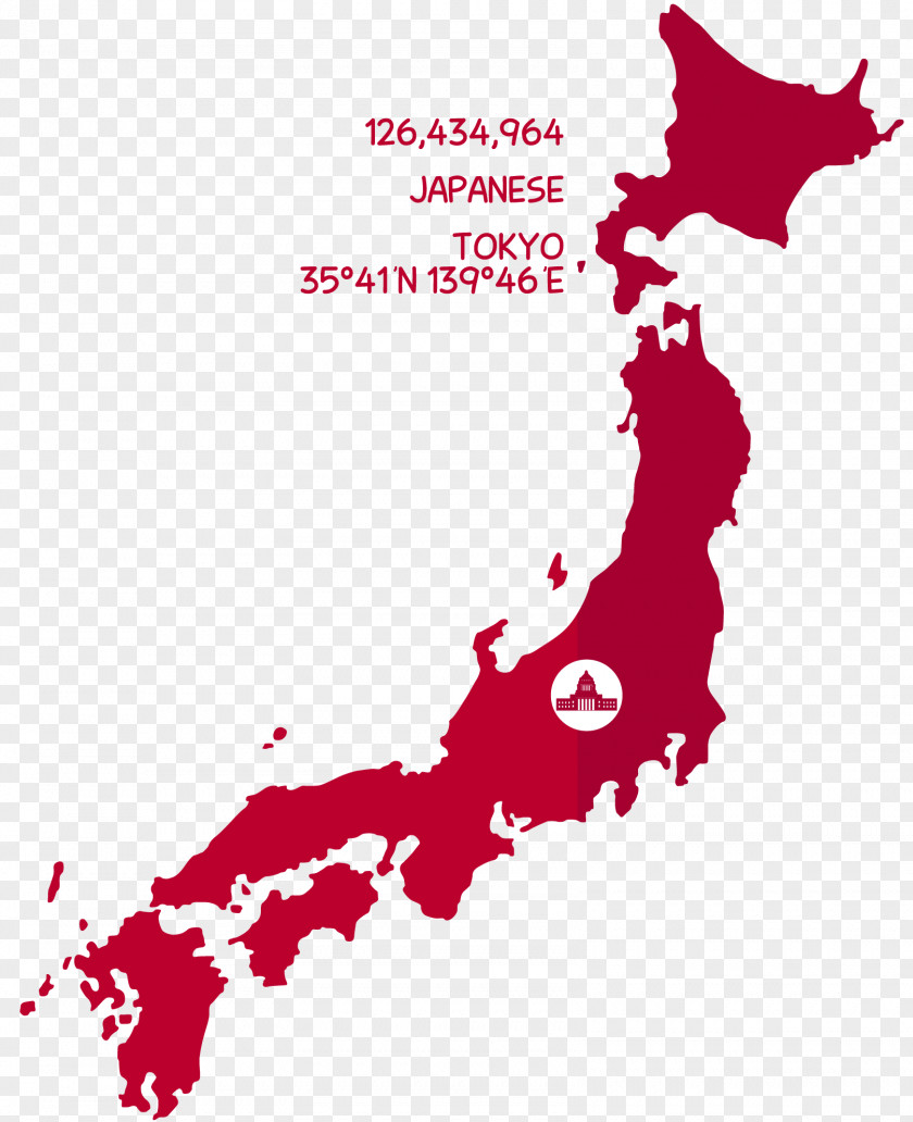 Japan Map Vector Clip Art PNG