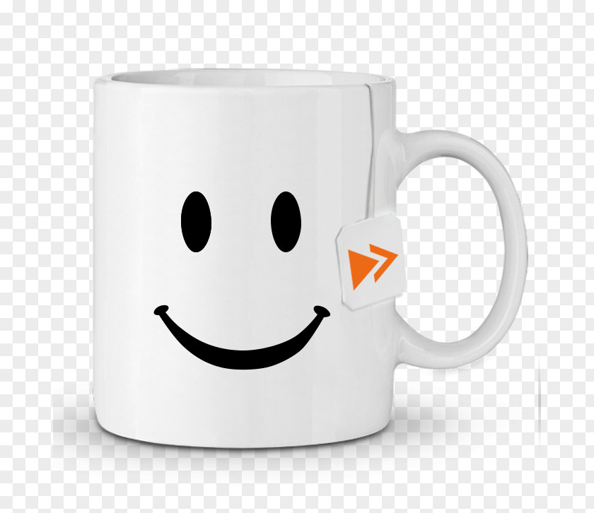 Smiling Mug Coffee Cup Ceramic France Embroidery PNG