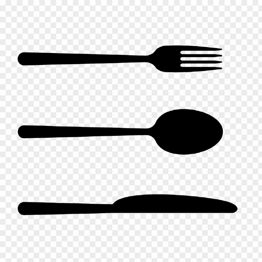 Spoon Black And White Clip Art PNG