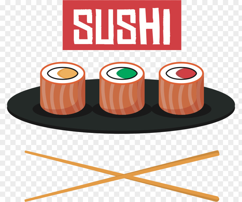 Sushi Chopsticks Japanese Cuisine Smoked Salmon Clip Art PNG
