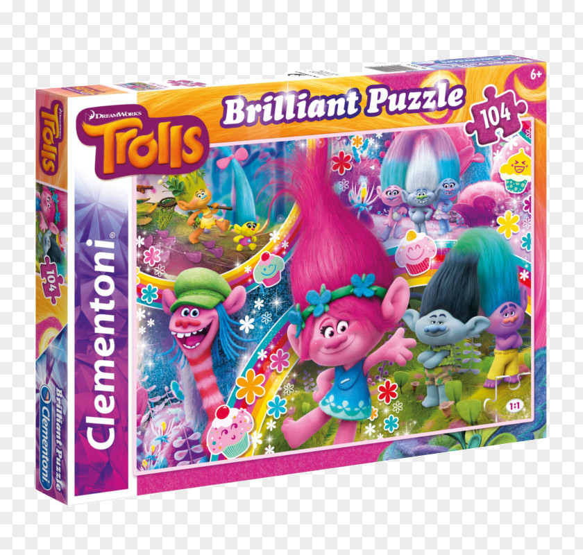 Toy Jigsaw Puzzles Game Brilliant Trolls PNG